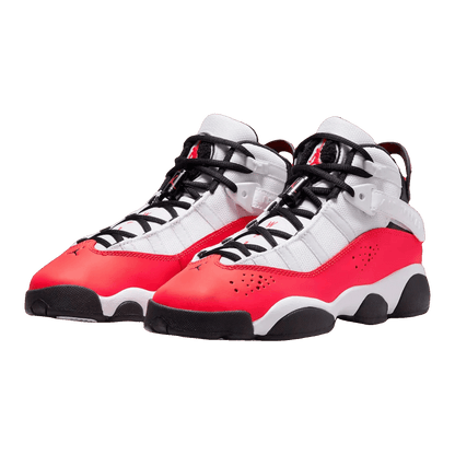 Nike Air Jordan 6 Rings White Infrared 23 Black (GS) Side 323419-106