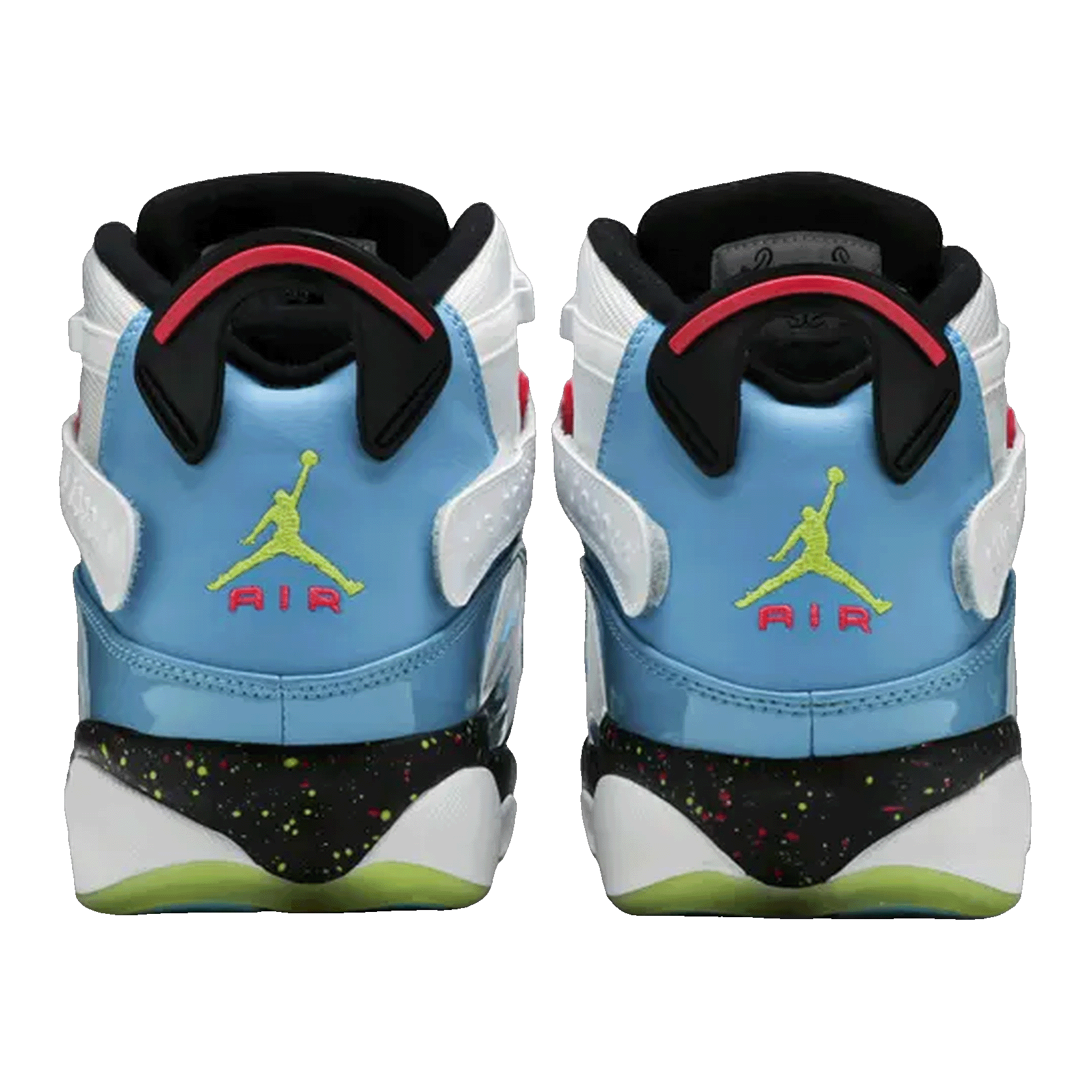 Nike Air Jordan 6 Rings White Light Blue Fury Cyber Back CK0018-100