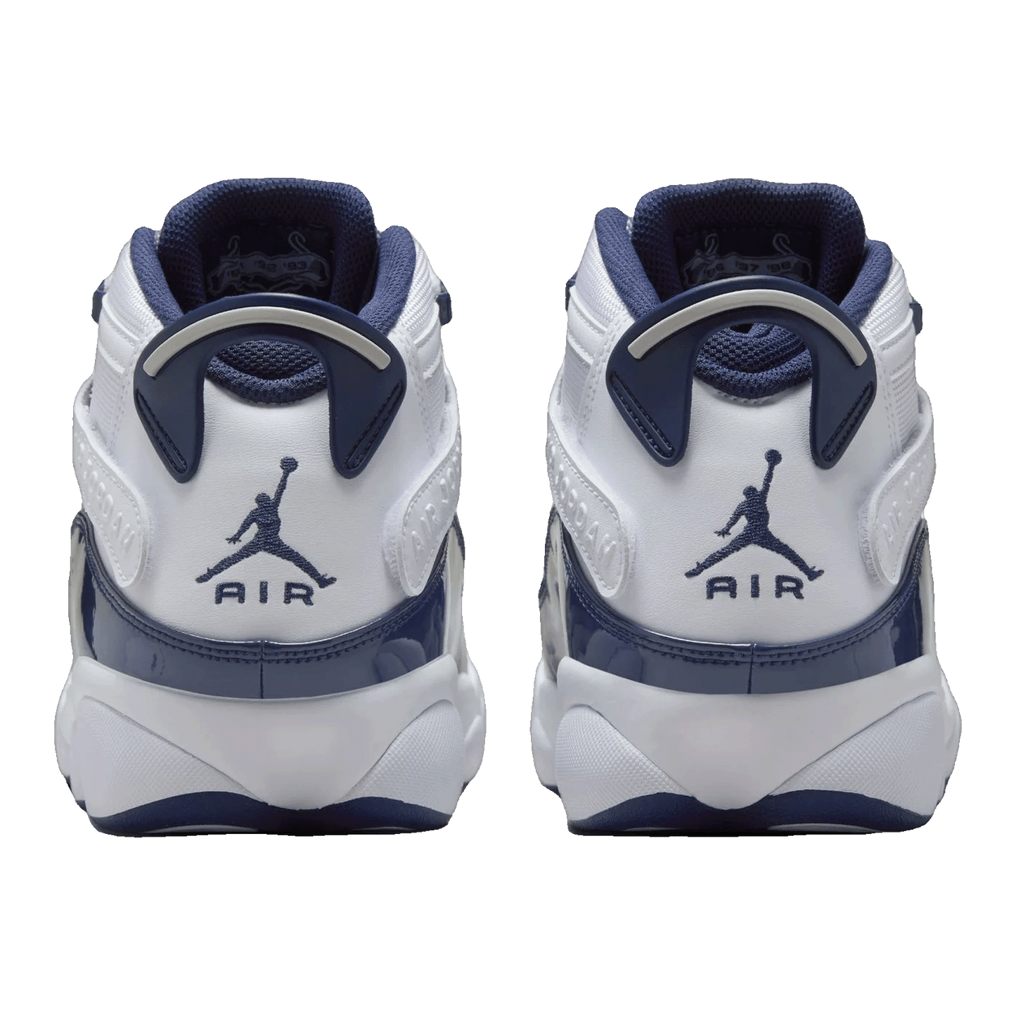 Nike Air Jordan 6 Rings White Midnight Navy Back 322992-124