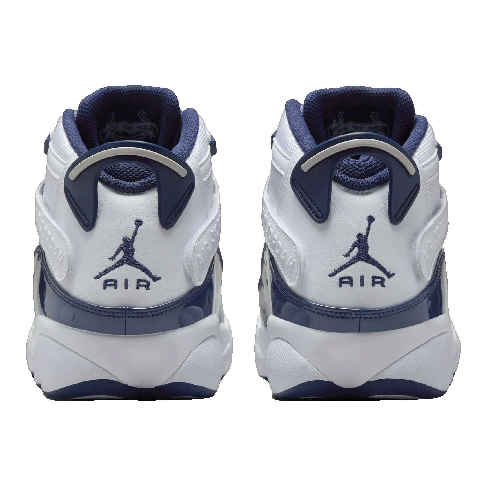 Nike Air Jordan 6 Rings White Midnight Navy Back 322992-124