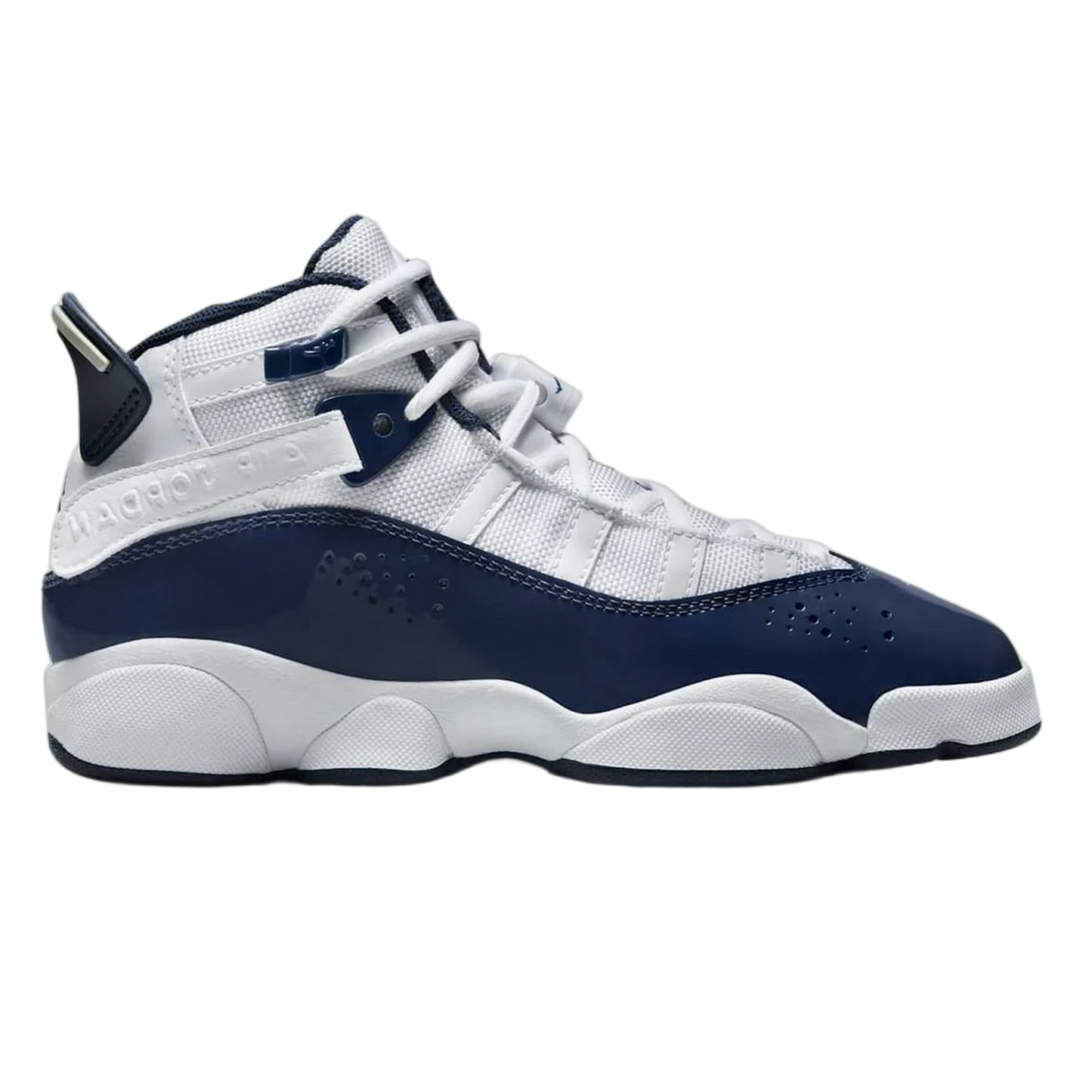 Nike Air Jordan 6 Rings White Midnight Navy (GS) 323419-124
