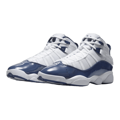 Nike Air Jordan 6 Rings White Midnight Navy Side 322992-124