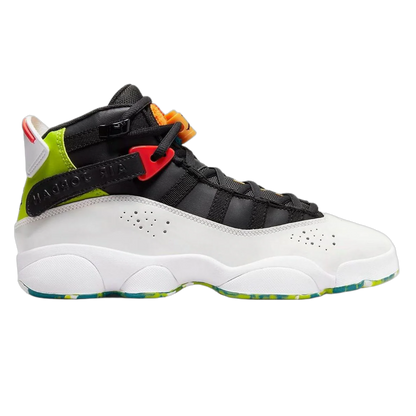 Nike Air Jordan 6 Rings White Neon Green (GS) 323399-038