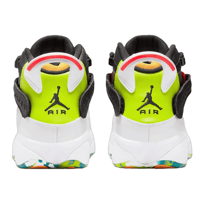 Nike Air Jordan 6 Rings White Neon Green (GS) Back 323399-038