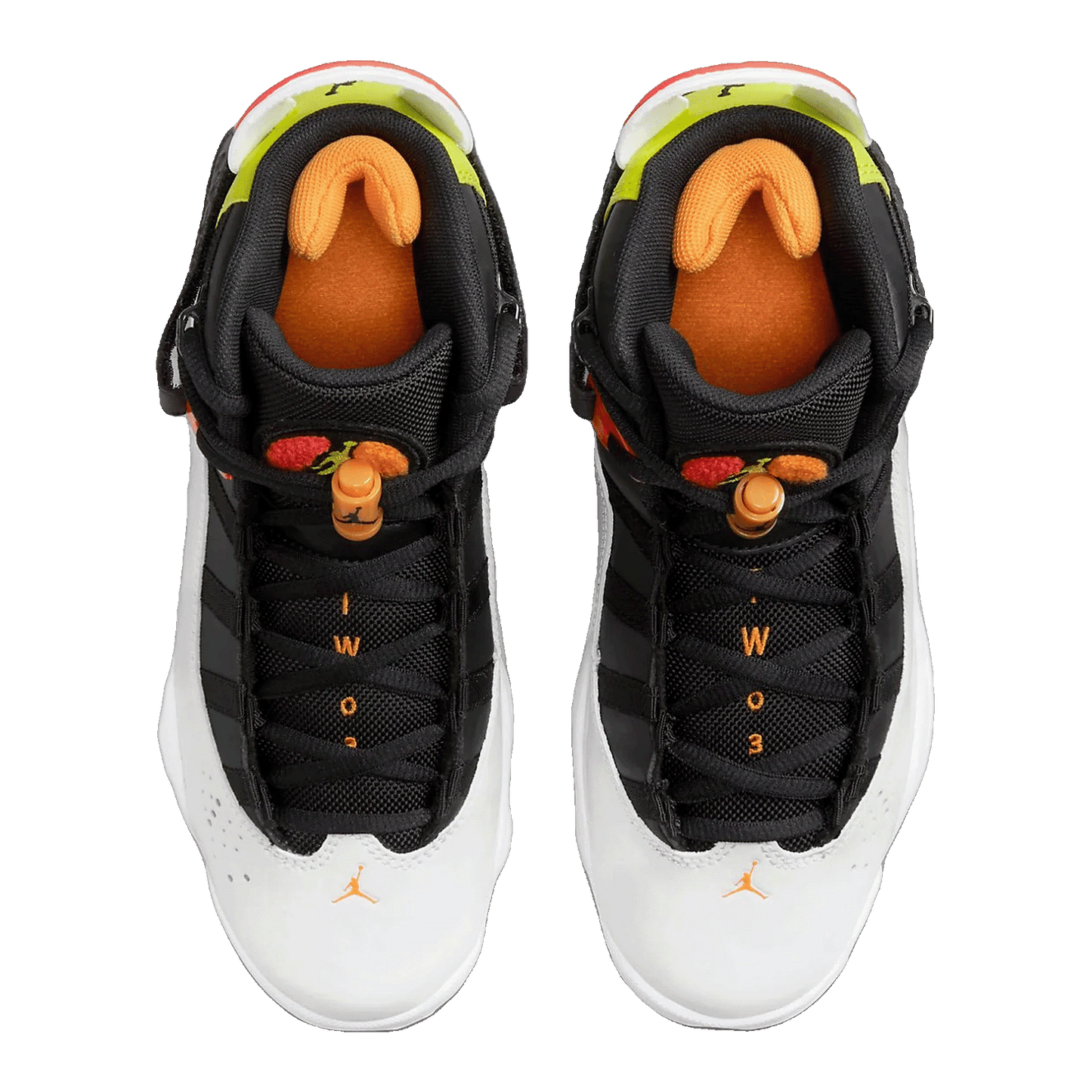 Nike Air Jordan 6 Rings White Neon Green (GS) Oben 323399-038