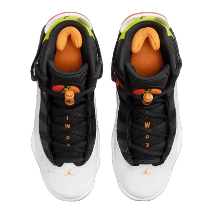 Nike Air Jordan 6 Rings White Neon Green (GS) Oben 323399-038