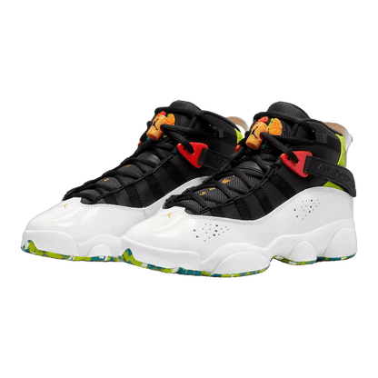 Nike Air Jordan 6 Rings White Neon Green (GS) Side 323399-038