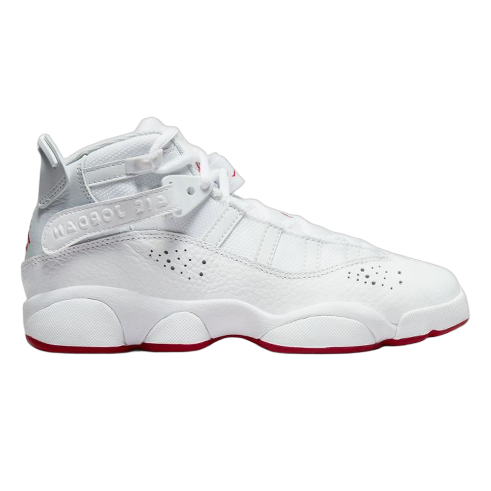 Nike Air Jordan 6 Rings White Red Sole 323419-116
