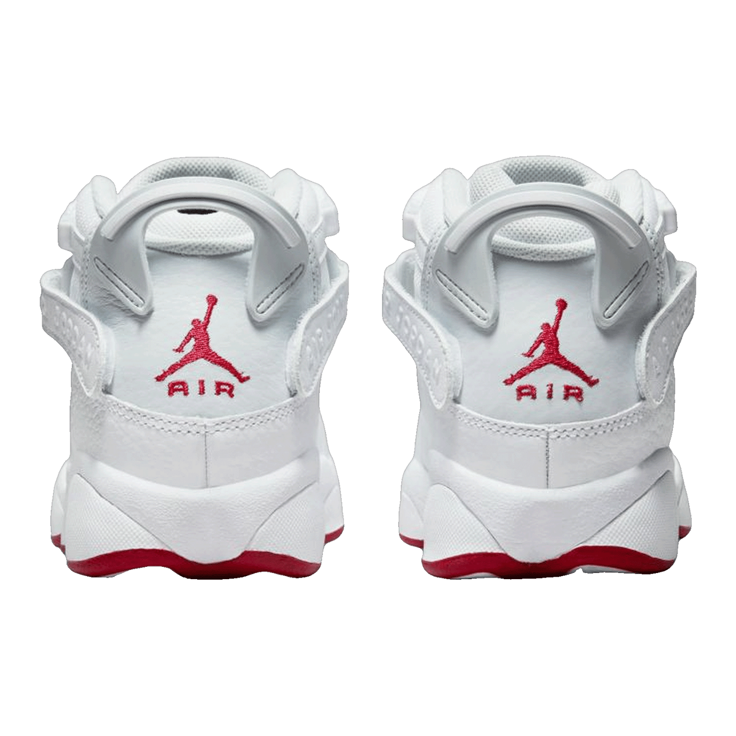 Nike Air Jordan 6 Rings White Red Sole Back 323419-116