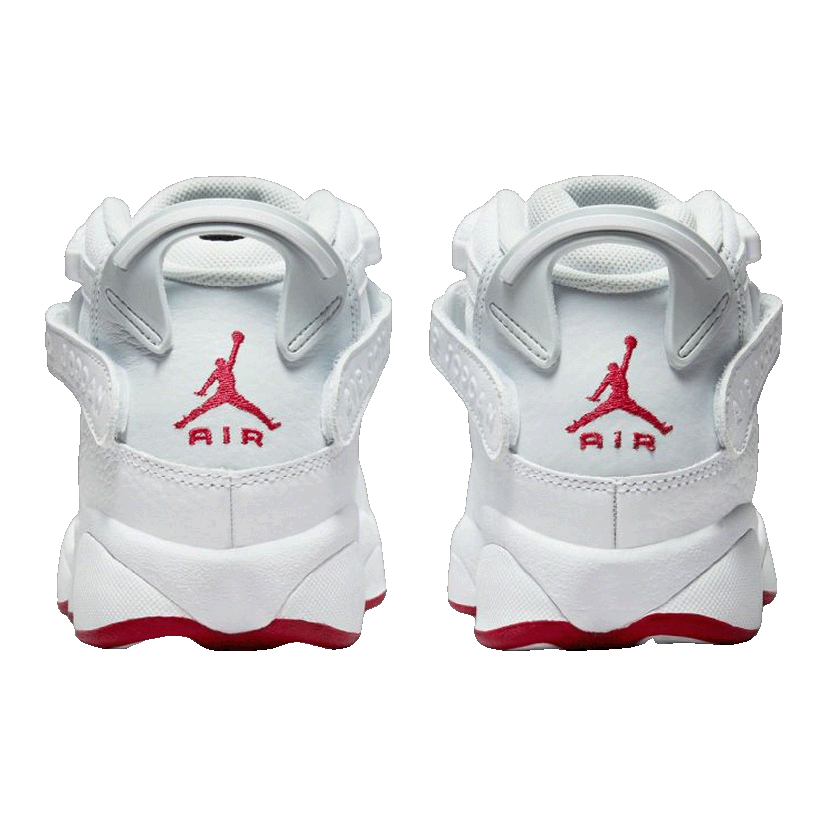 Nike Air Jordan 6 Rings White Red Sole Back 323419-116