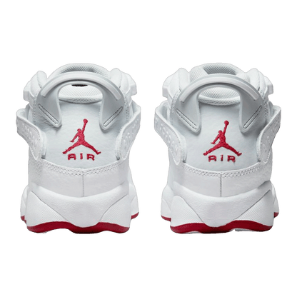 Nike Air Jordan 6 Rings White Red Sole Back 323419-116
