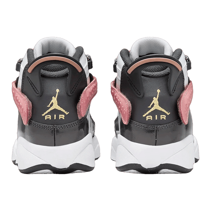 Nike Air Jordan 6 Rings White Red Stardust Vapor Green Anthracite (GS) Back DV3178-101