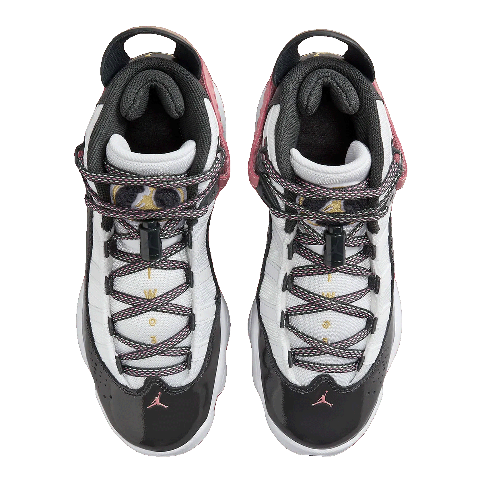 Nike Air Jordan 6 Rings White Red Stardust Vapor Green Anthracite (GS) Oben DV3178-101