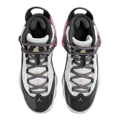 Nike Air Jordan 6 Rings White Red Stardust Vapor Green Anthracite (GS) Oben DV3178-101