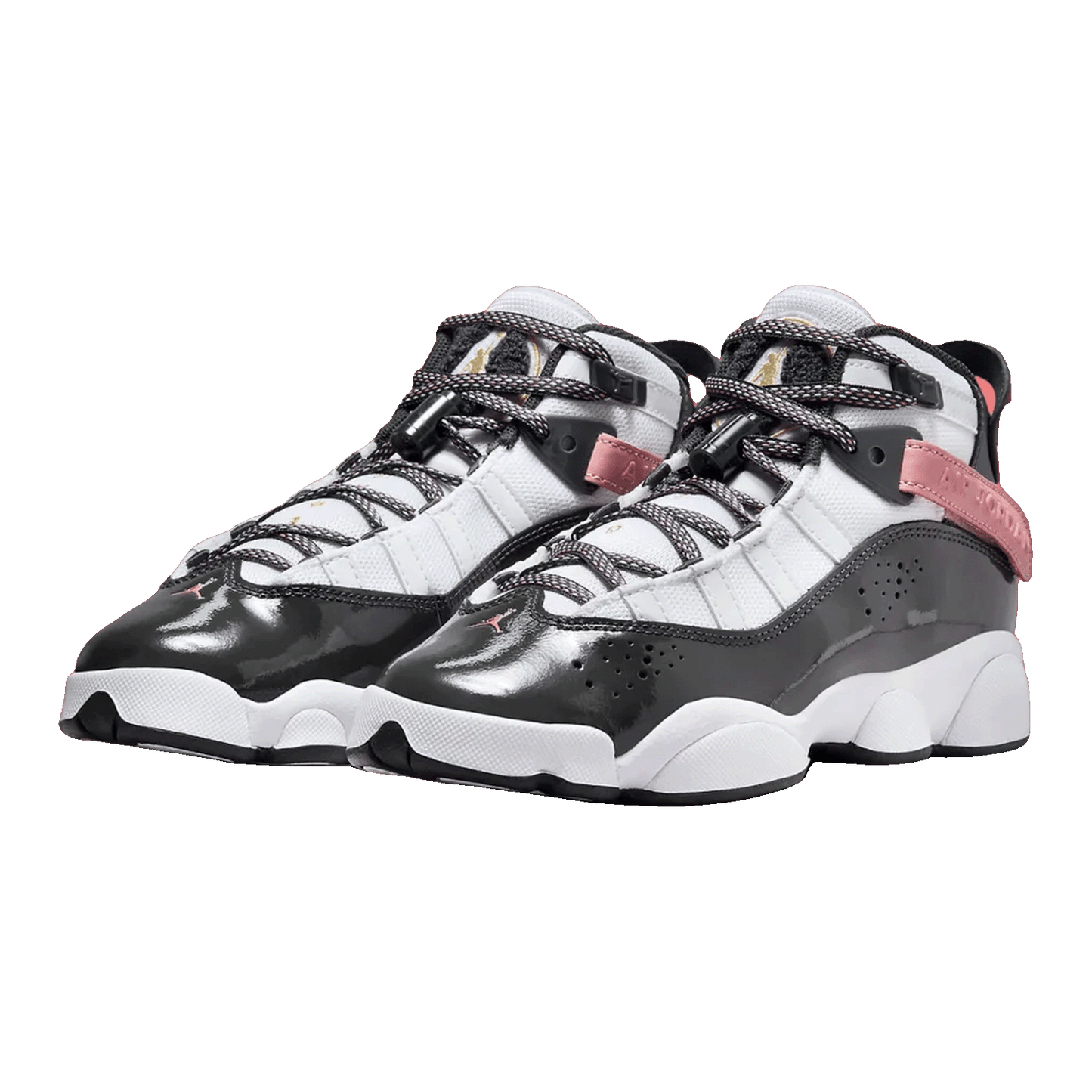 Nike Air Jordan 6 Rings White Red Stardust Vapor Green Anthracite (GS) Side DV3178-101