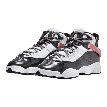 Nike Air Jordan 6 Rings White Red Stardust Vapor Green Anthracite (GS) Side DV3178-101