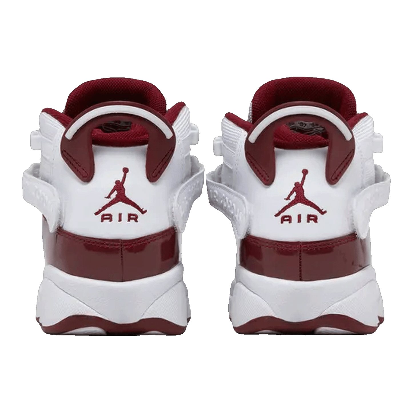 Nike Air Jordan 6 Rings White Team Red (GS) Back 323419-165