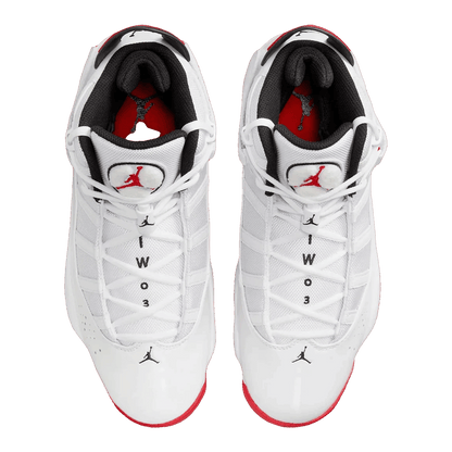 Nike Air Jordan 6 Rings White University Red Black Oben 322992-160