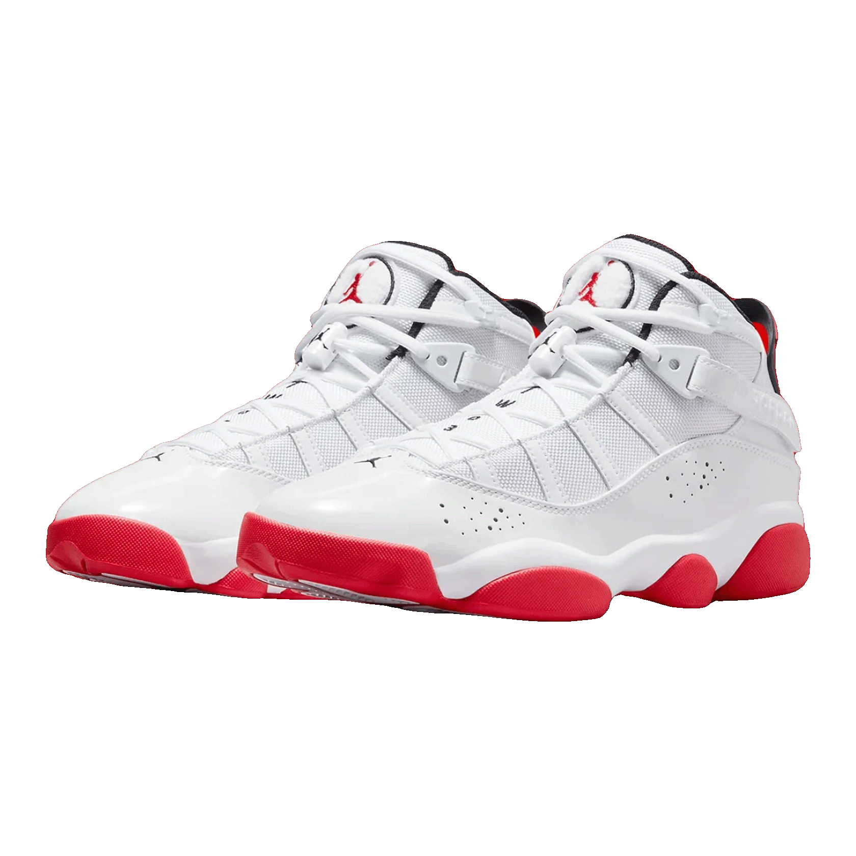 Nike Air Jordan 6 Rings White University Red Black Side 322992-160