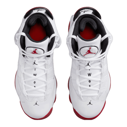 Nike Air Jordan 6 Rings White University Red (GS) Oben 323419-160
