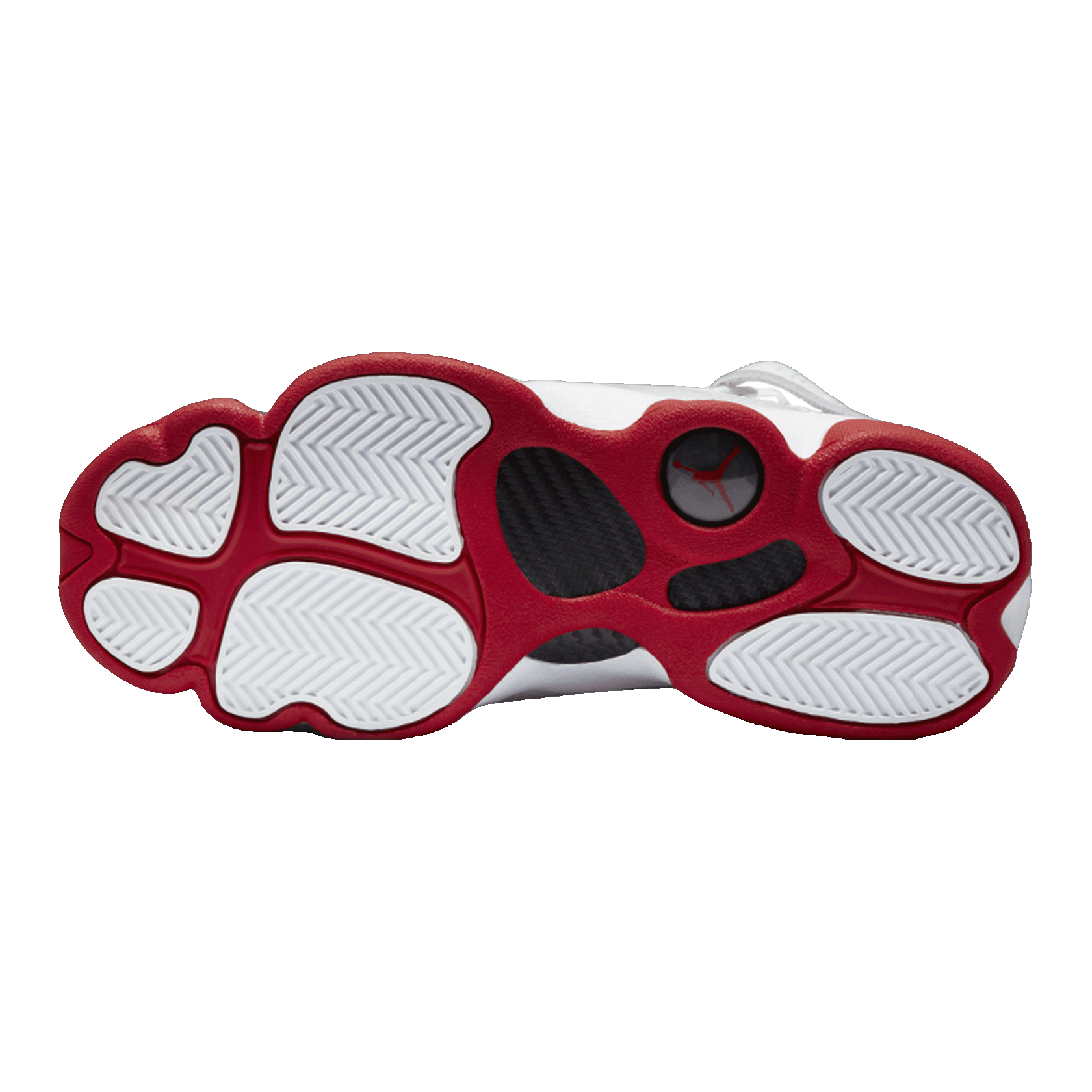 Nike Air Jordan 6 Rings White University Red (GS) Sohle 323419-160