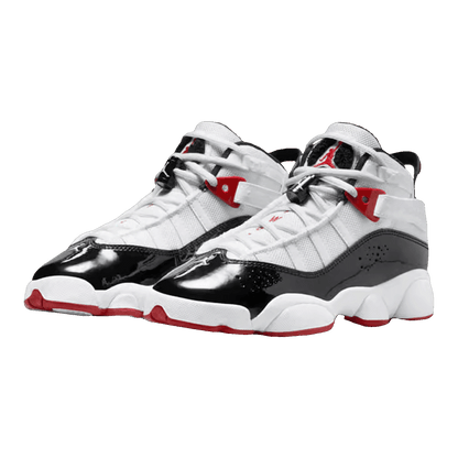 Nike Air Jordan 6 Rings White Varsity Red Black (GS) Side 323419-164