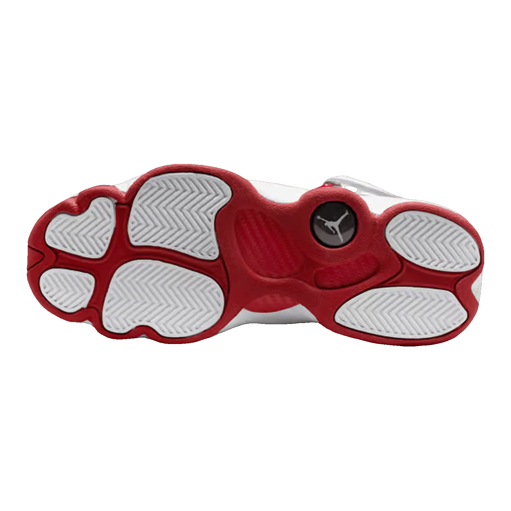 Nike Air Jordan 6 Rings White Varsity Red Black (GS) Sohle 323419-164