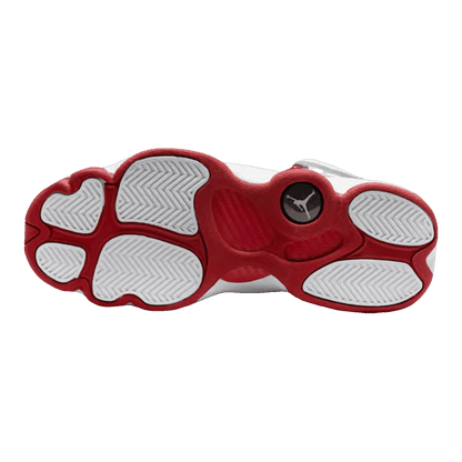 Nike Air Jordan 6 Rings White Varsity Red Black (GS) Sohle 323419-164