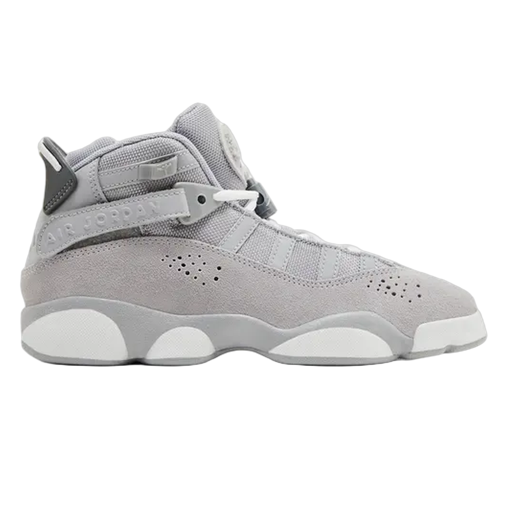 Nike Air Jordan 6 Rings Wolf Grey White Cool Grey (GS) 323419-009