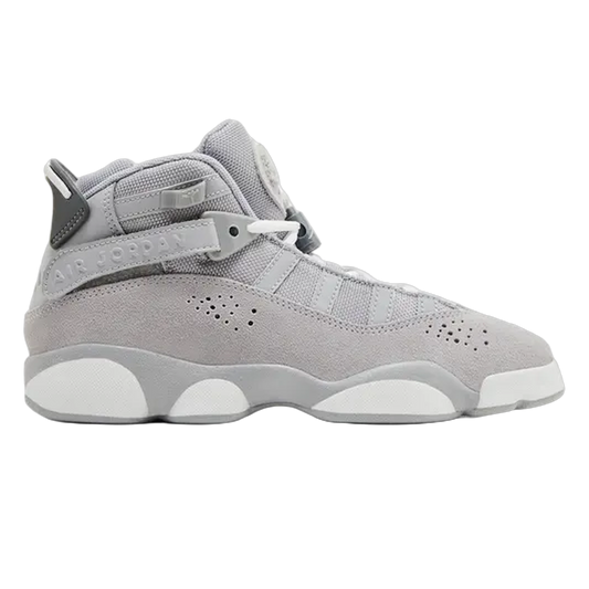 Nike Air Jordan 6 Rings Wolf Grey White Cool Grey (GS) 323419-009