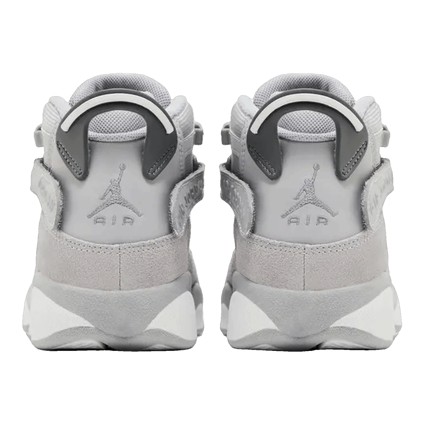 Nike Air Jordan 6 Rings Wolf Grey White Cool Grey (GS) Back 323419-009