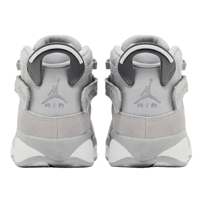 Nike Air Jordan 6 Rings Wolf Grey White Cool Grey (GS) Back 323419-009
