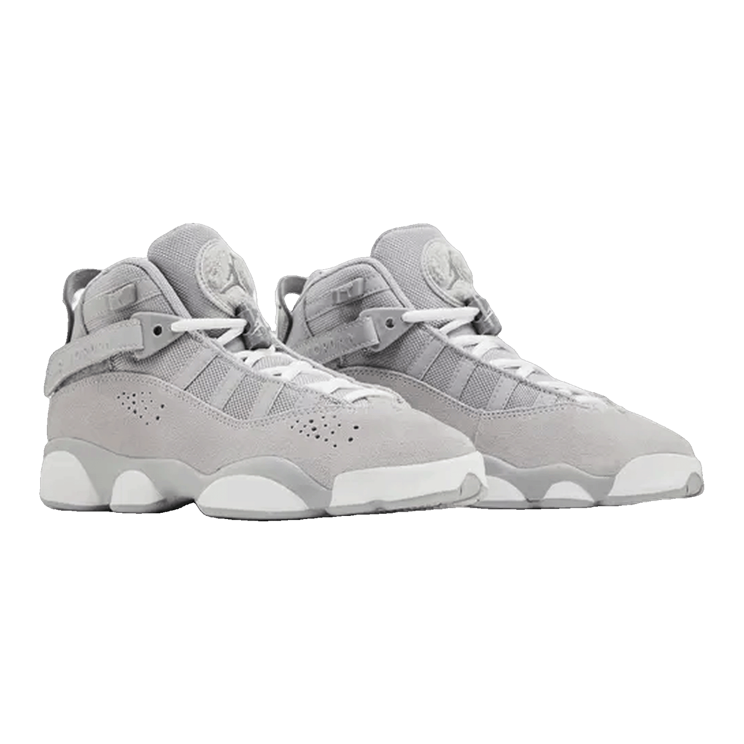 Nike Air Jordan 6 Rings Wolf Grey White Cool Grey (GS) Side 323419-009