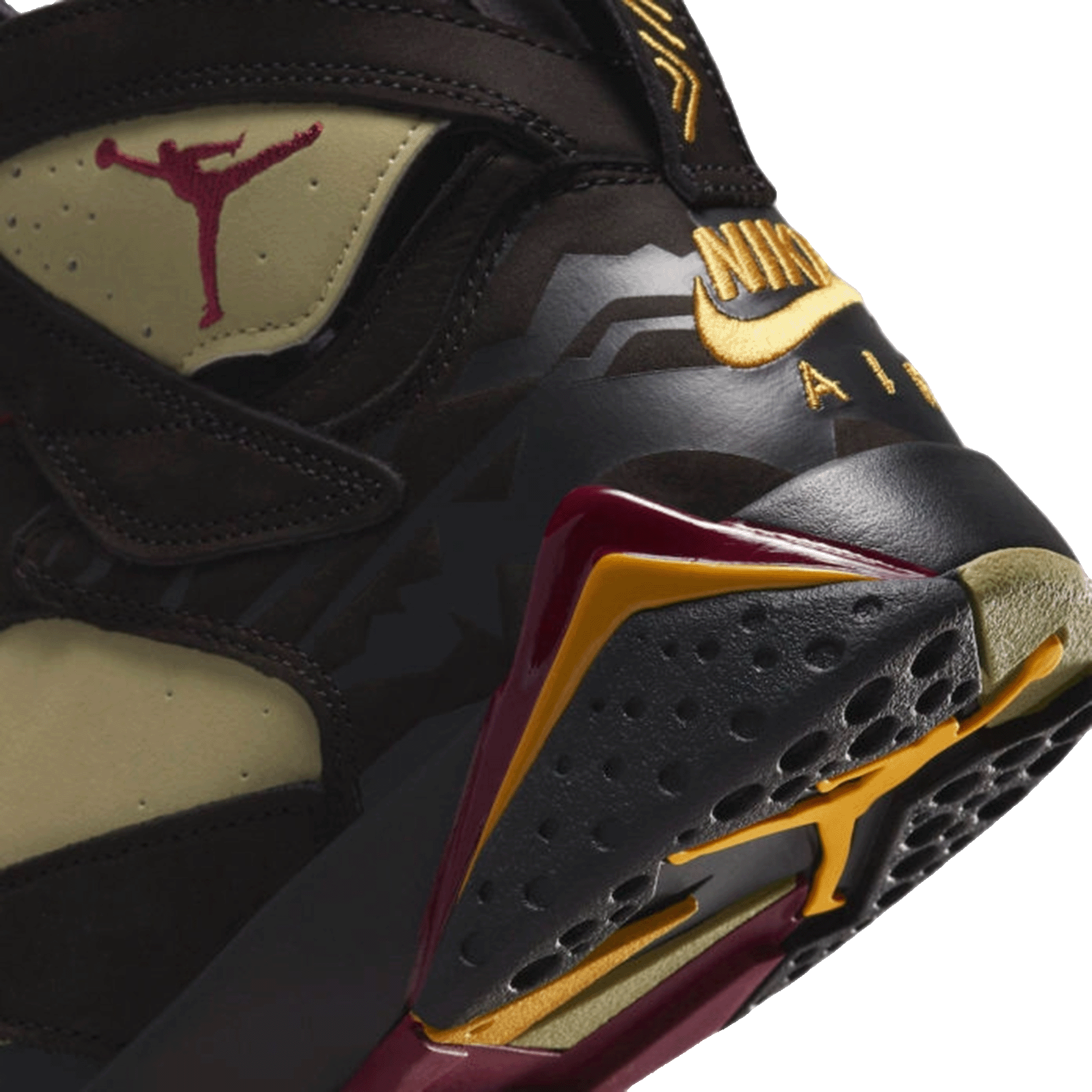 Nike Air Jordan 7 Retro Black Olive Back 2