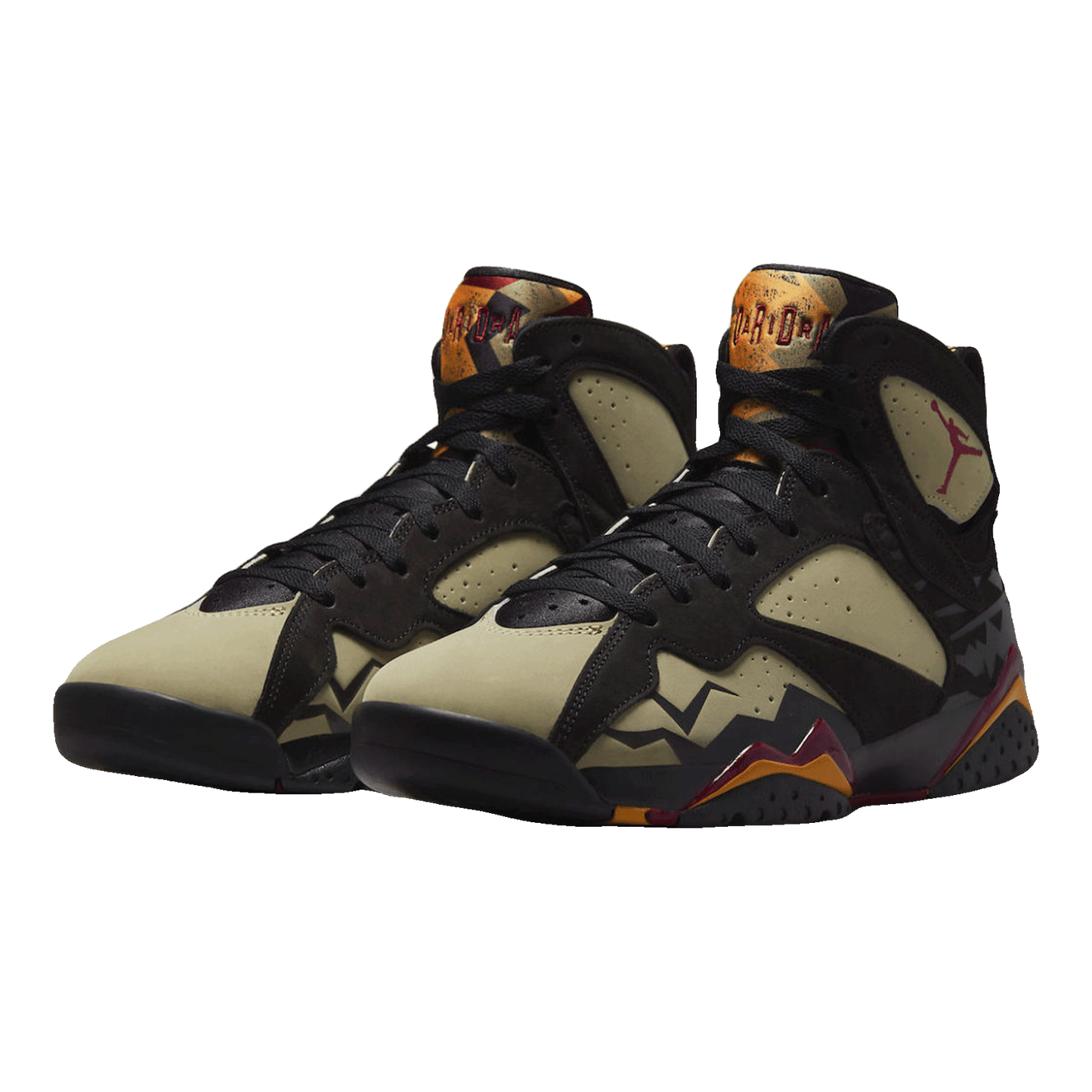 Nike Air Jordan 7 Retro Black Olive Side