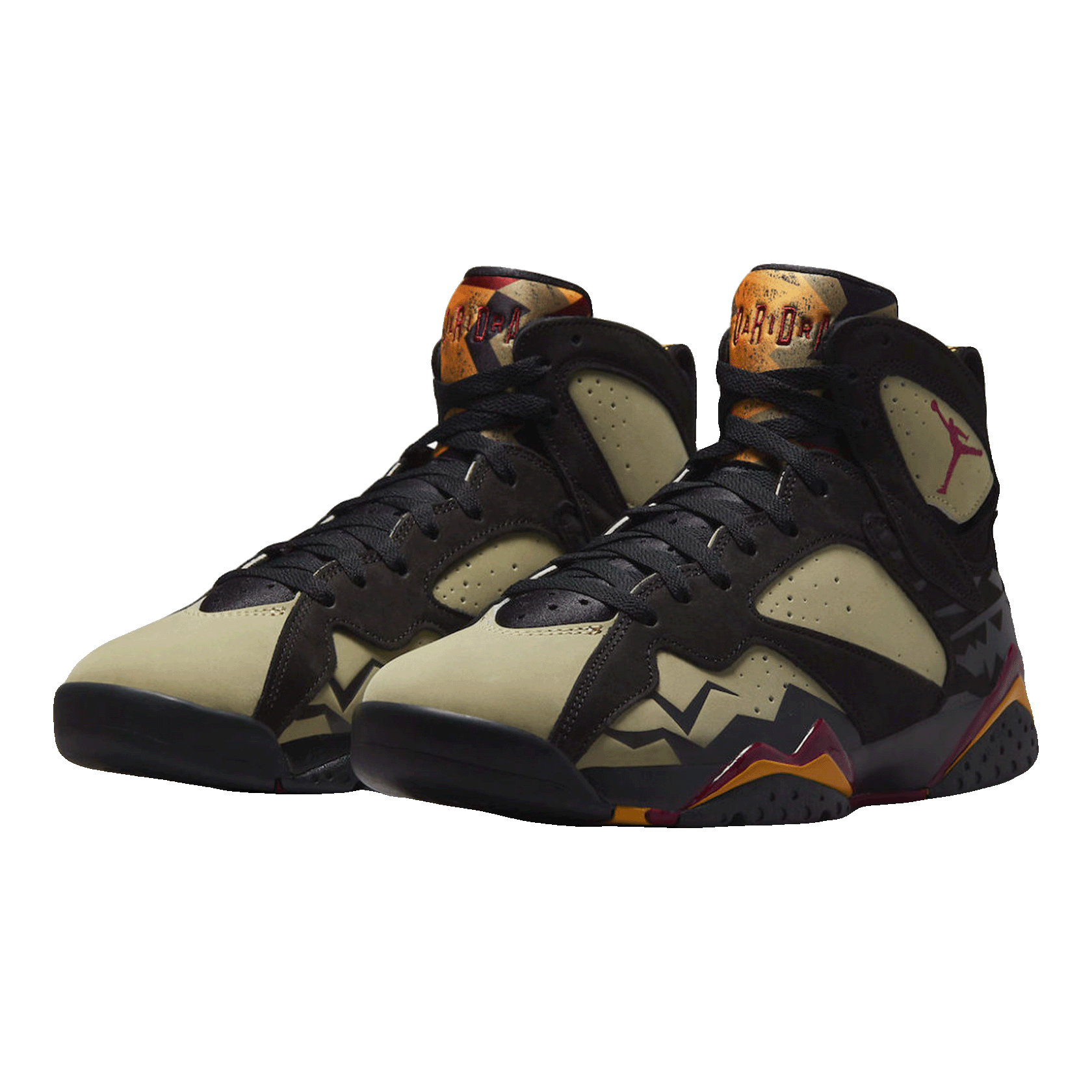 Nike Air Jordan 7 Retro Black Olive Side