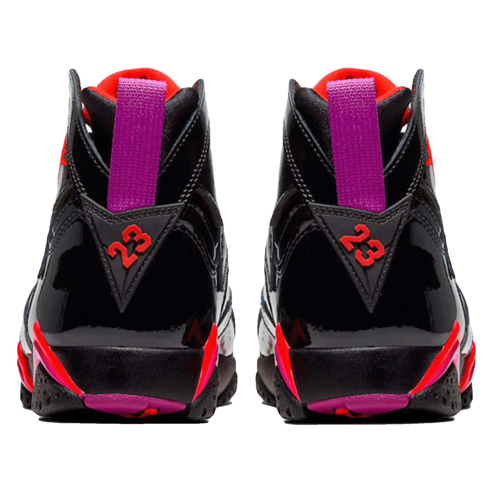 Nike Air Jordan 7 Retro Black Patent (W) Back