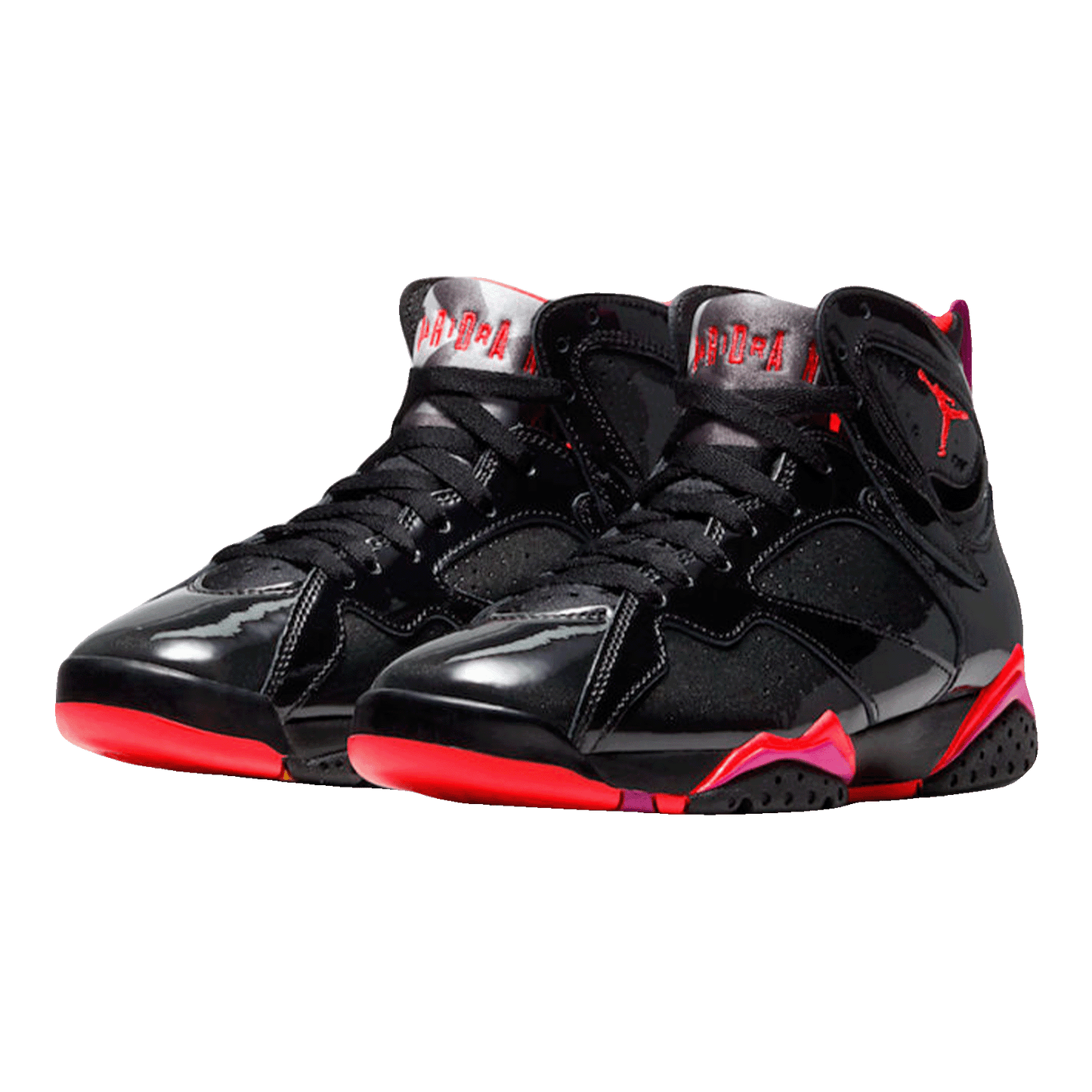 Nike Air Jordan 7 Retro Black Patent (W) Side