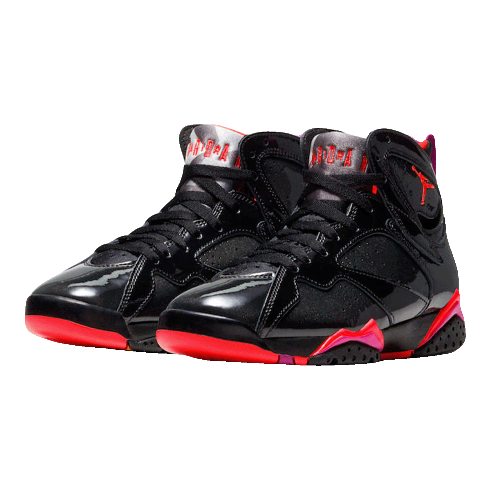Nike Air Jordan 7 Retro Black Patent (W) Side