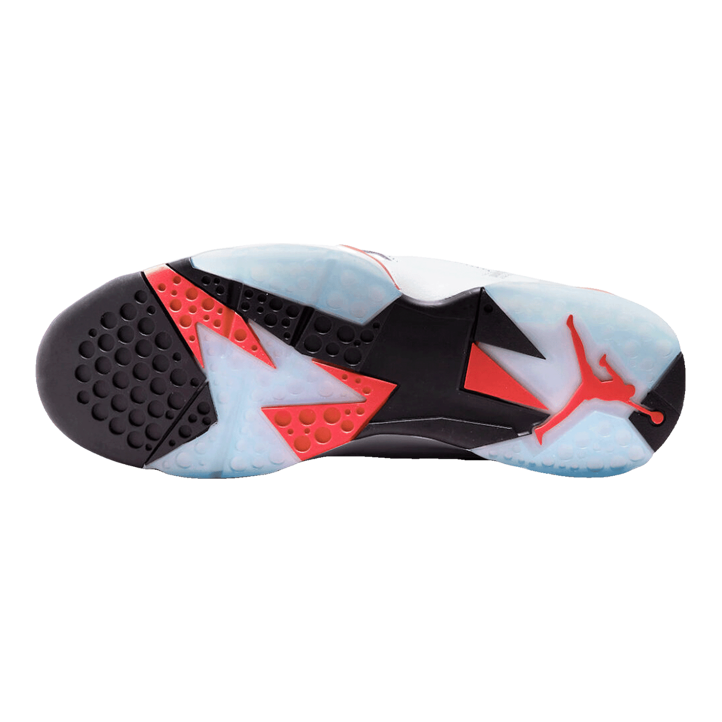 Nike Air Jordan 7 Retro White Infrared Sohle