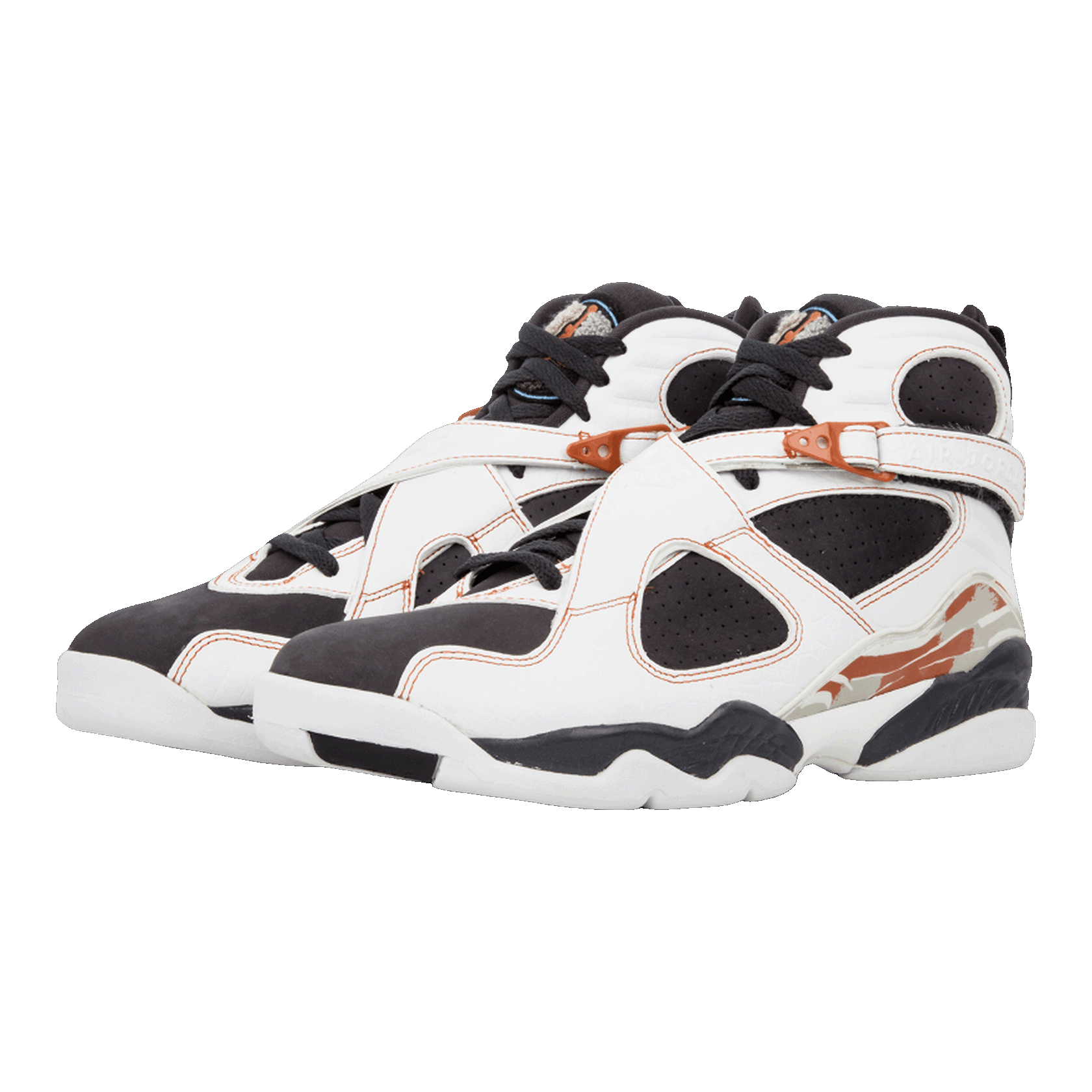 Nike Air Jordan 8 Retro Black Toe Side 317258-104