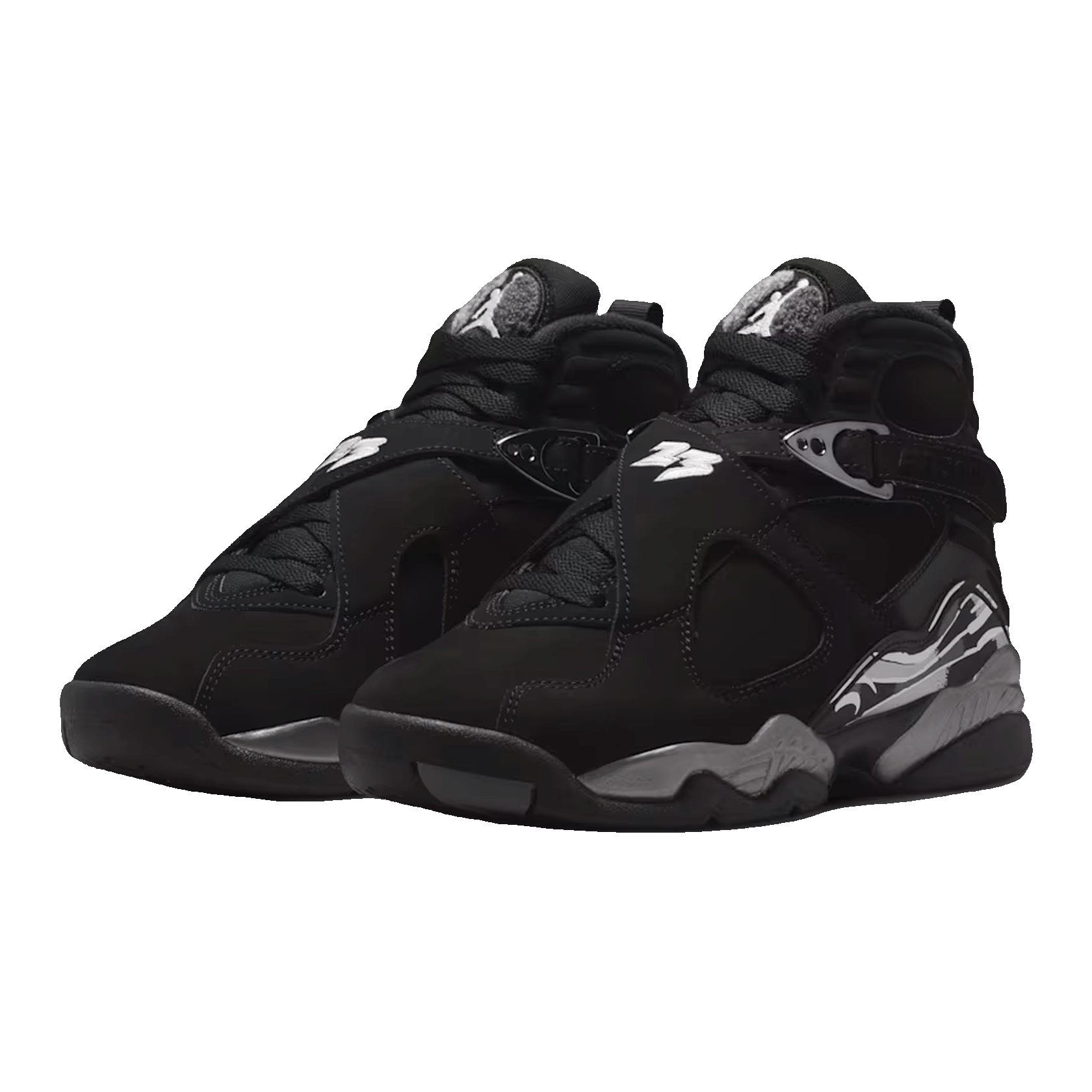 Nike Air Jordan 8 Retro Chrome (2026) (GS) Side 305368-007