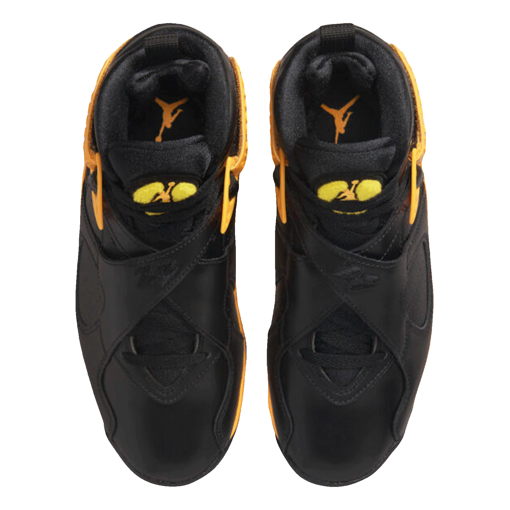 Nike Air Jordan 8 Retro Taxi Yellow Black (W) Oben