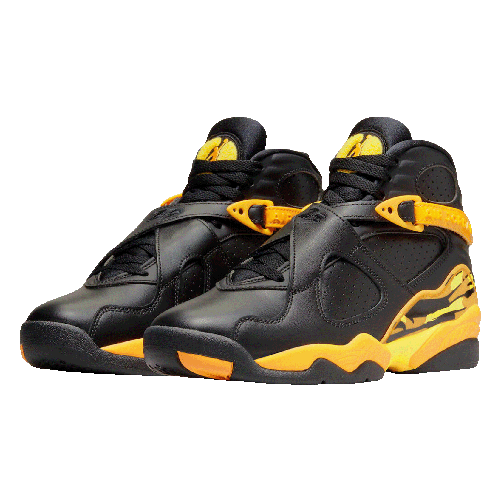 Nike Air Jordan 8 Retro Taxi Yellow Black (W) Side