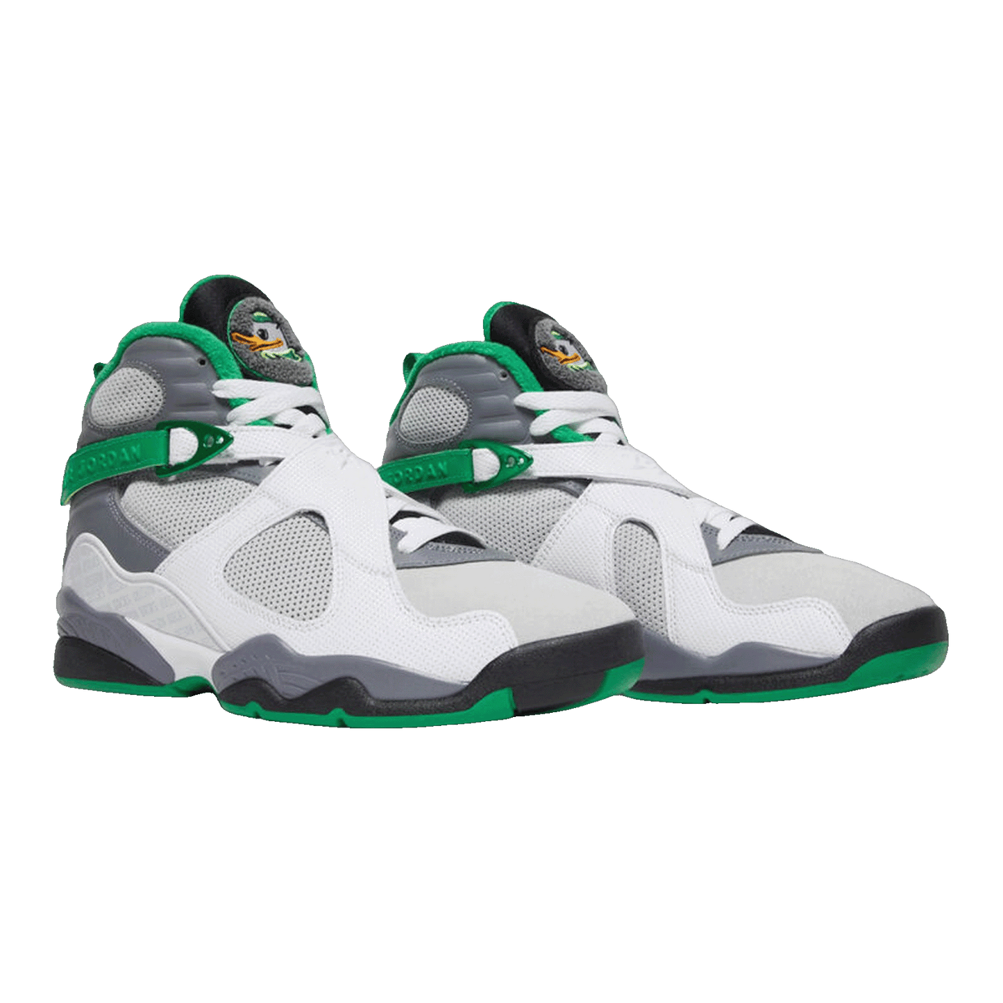 Nike Air Jordan 8 Retro University of Oregon PE Pure Platinum Side AJ8-1300135