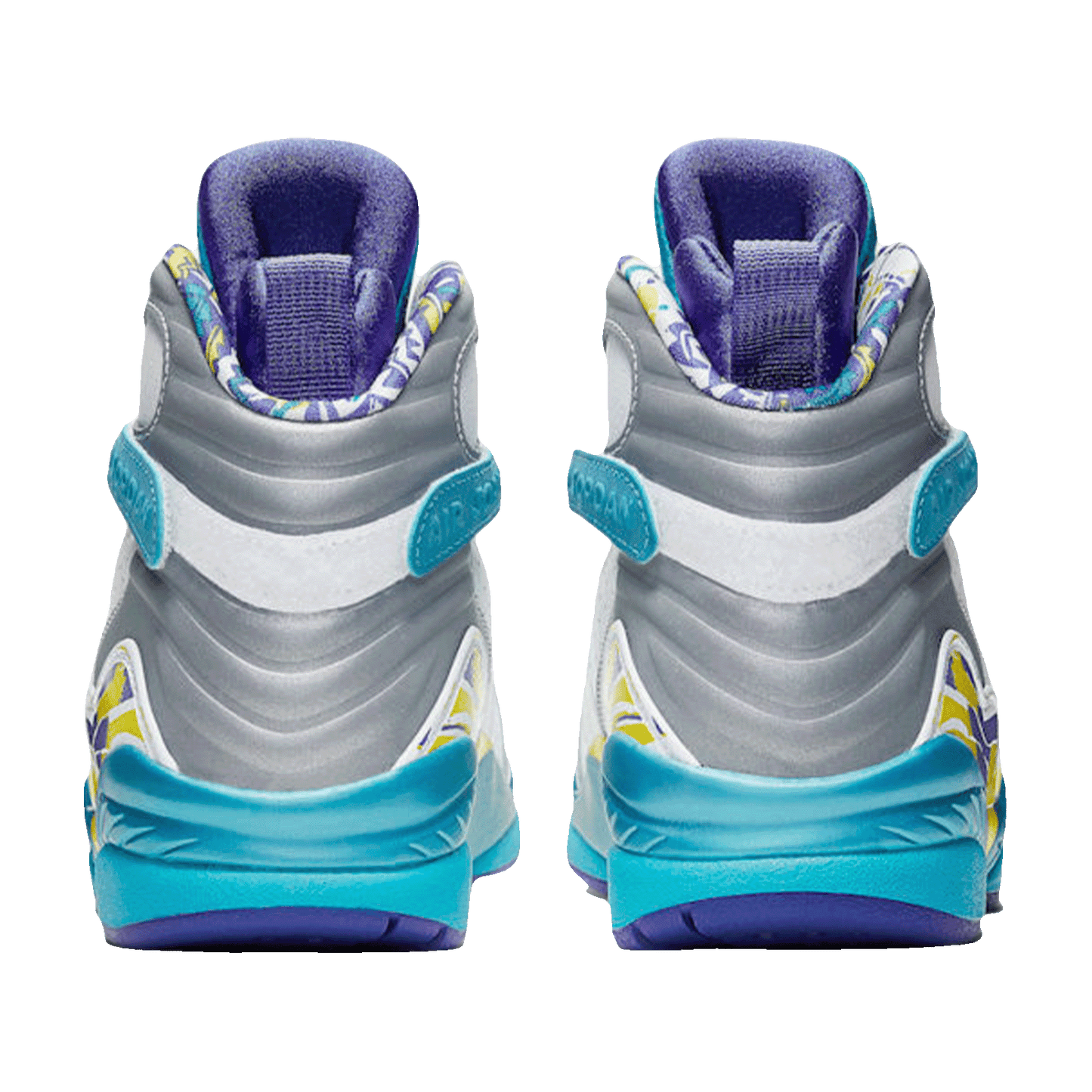 Nike Air Jordan 8 Retro White Aqua (2019) (W) Back