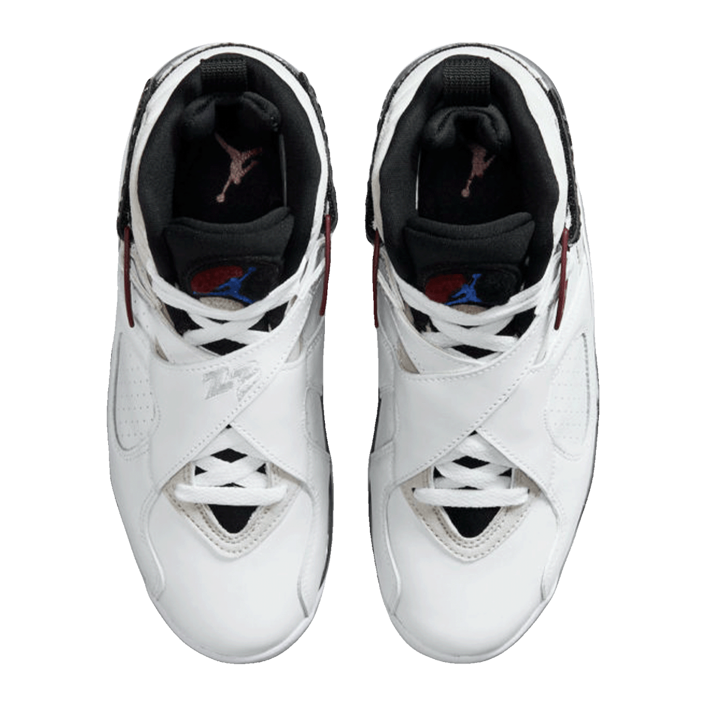 Nike Air Jordan 8 Retro White Burgundy (W) Oben