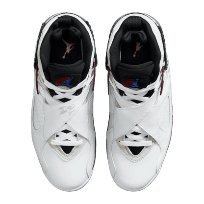 Nike Air Jordan 8 Retro White Burgundy (W) Oben