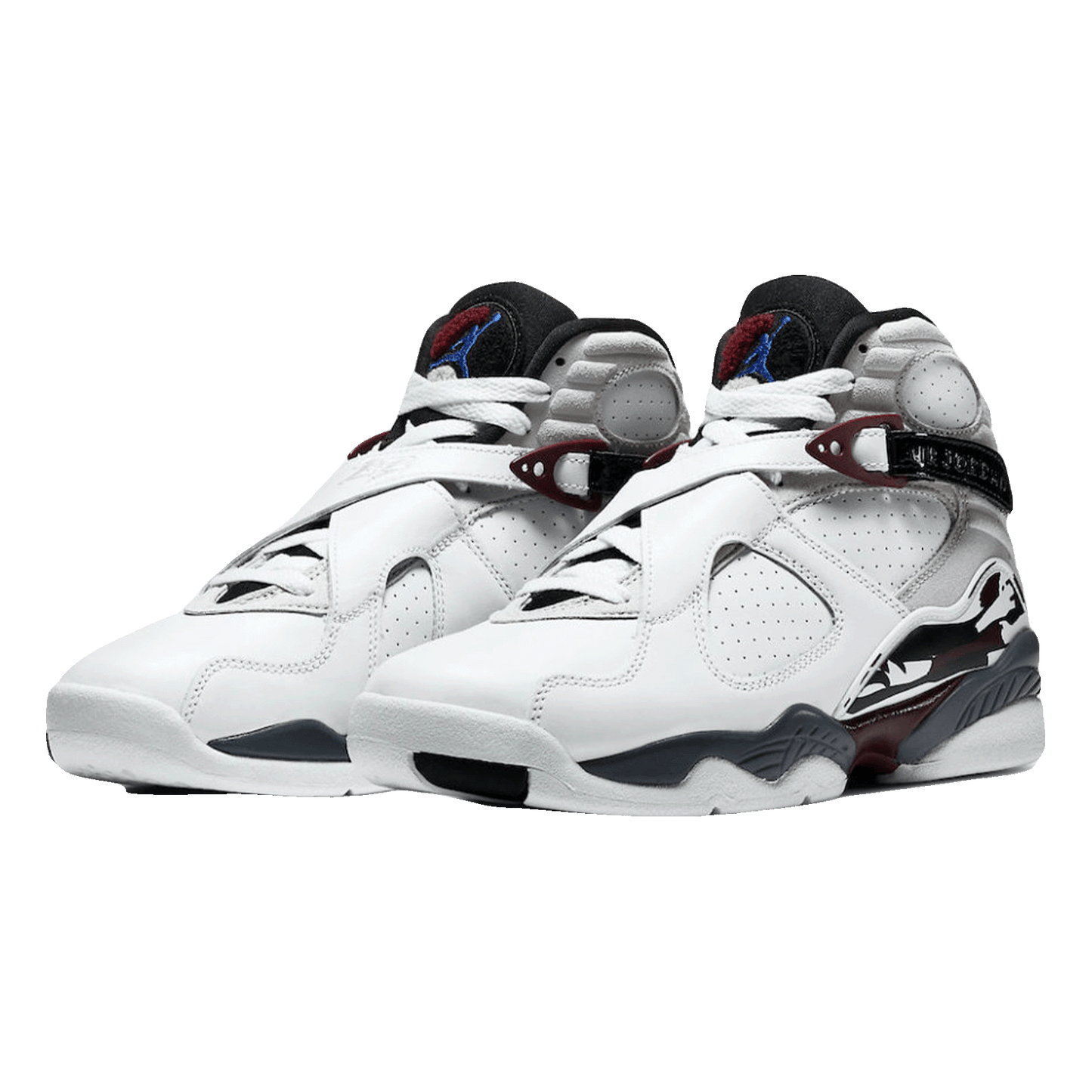 Nike Air Jordan 8 Retro White Burgundy (W) Side