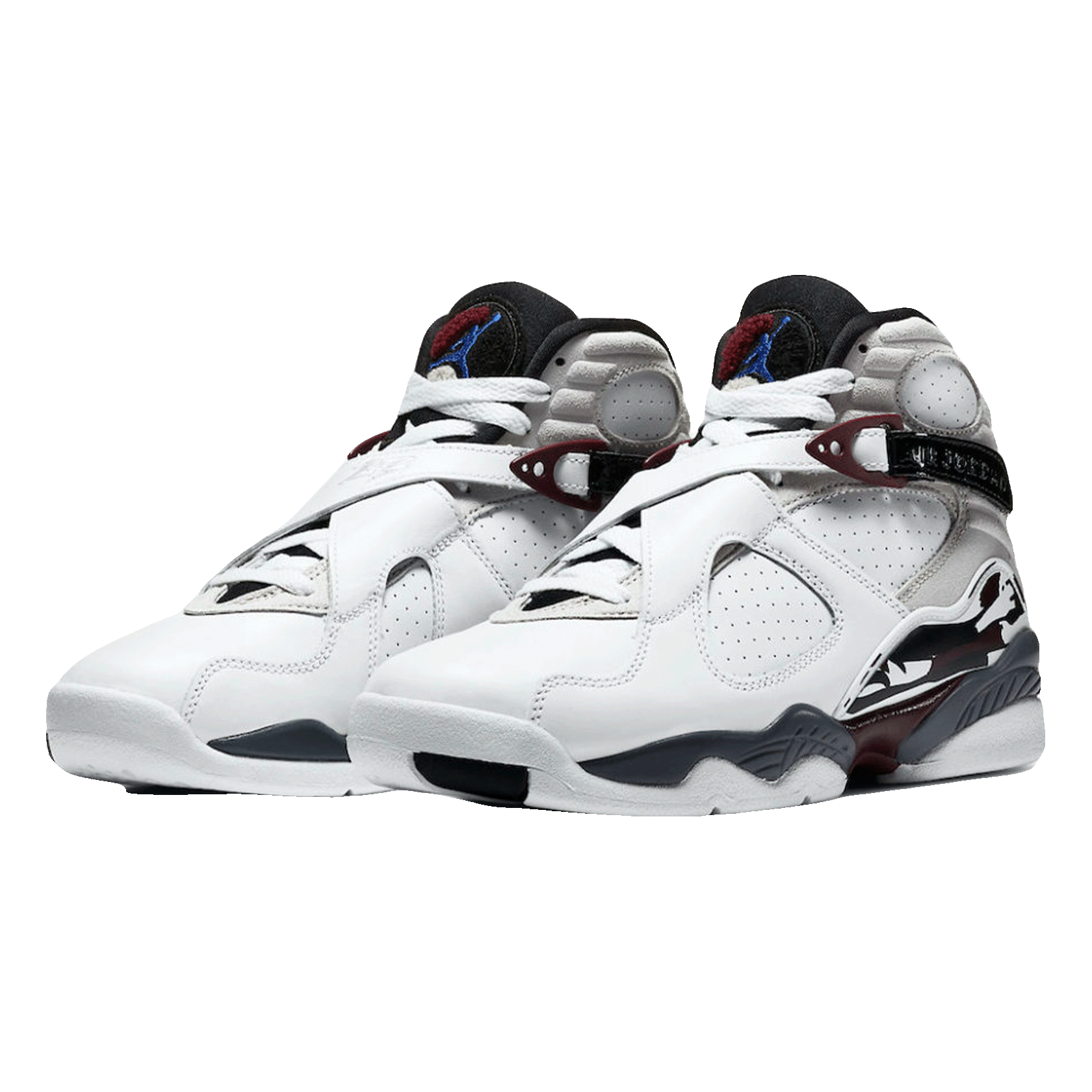 Nike Air Jordan 8 Retro White Burgundy (W) Side
